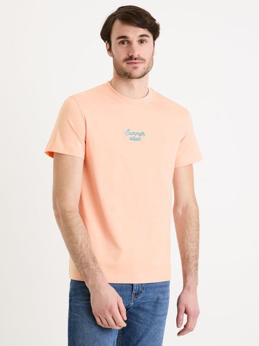 Celio Gexchaina T-shirt Orange - Celio - Modalova
