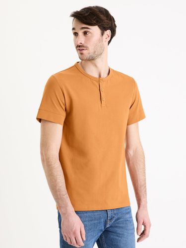 Celio Geley T-shirt Brown - Celio - Modalova