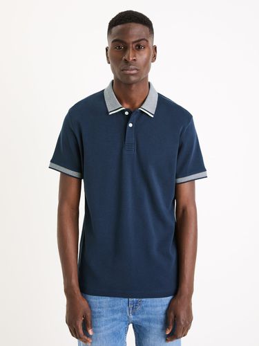 Celio Gesort Polo Shirt Blue - Celio - Modalova
