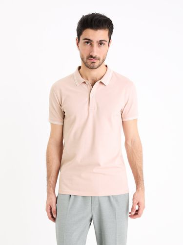 Celio Decolrayeb Polo Shirt Pink - Celio - Modalova