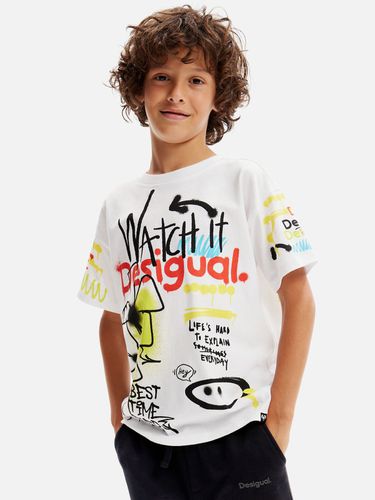 Desigual Aslan Kids T-shirt White - Desigual - Modalova