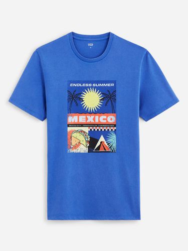 Celio Dexico T-shirt Blue - Celio - Modalova