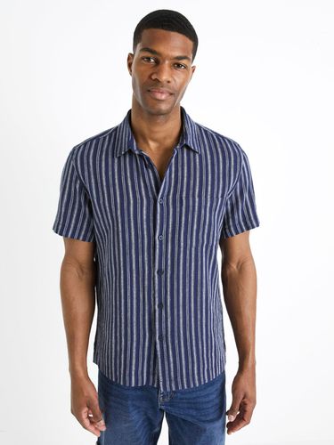 Celio Dajako Shirt Blue - Celio - Modalova