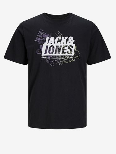 Jack & Jones Map T-shirt Black - Jack & Jones - Modalova