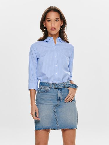 Jacqueline de Yong Mio Shirt Blue - Jacqueline de Yong - Modalova