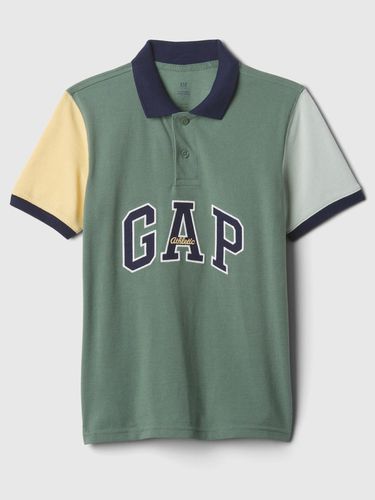 GAP Kids Polo Shirt Green - GAP - Modalova