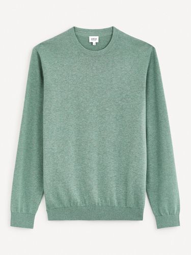 Celio Decoton Sweater Green - Celio - Modalova