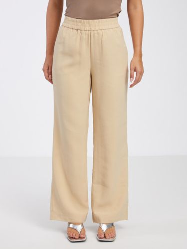 Vero Moda Carmen Trousers Beige - Vero Moda - Modalova