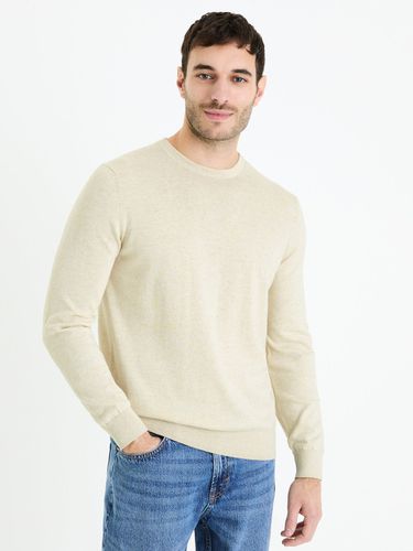 Celio Decoton Sweater White - Celio - Modalova