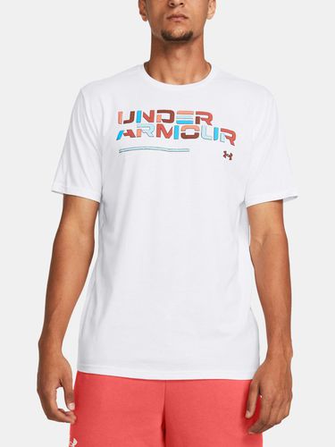 UA Colorblock Wordmark SS T-shirt - Under Armour - Modalova