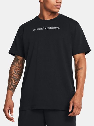 UA HW Logo Overlay Emb SS T-shirt - Under Armour - Modalova