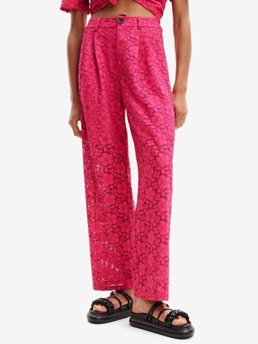 Desigual Dharma Trousers Pink - Desigual - Modalova