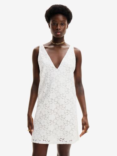 Desigual Lace Dresses White - Desigual - Modalova