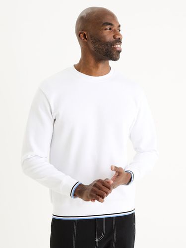 Celio Gepikraye Sweatshirt White - Celio - Modalova