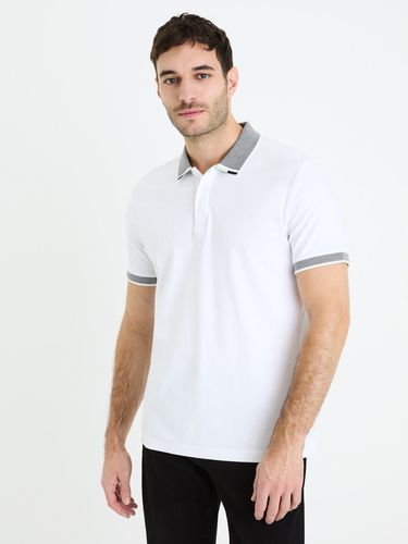 Celio Gesort Polo Shirt White - Celio - Modalova