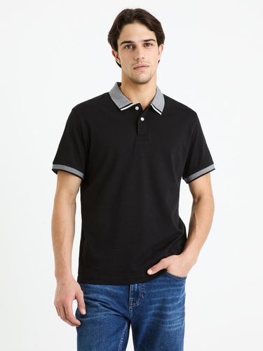 Celio Gesort Polo Shirt Black - Celio - Modalova