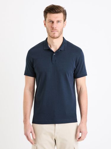 Celio Genkois Polo Shirt Blue - Celio - Modalova