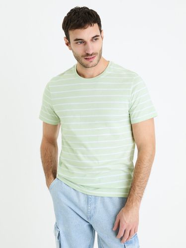 Celio Gebaser T-shirt Green - Celio - Modalova