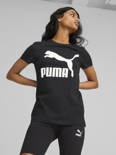 Puma Classics Logo T-shirt Black - Puma - Modalova