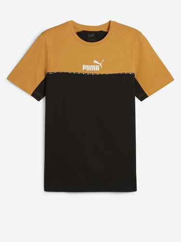 Puma ESS Block x Tape T-shirt Black - Puma - Modalova