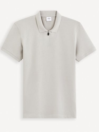 Celio Gebenoit Polo Shirt Grey - Celio - Modalova