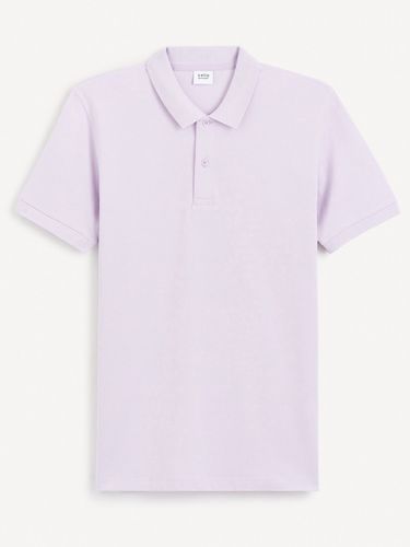 Celio Teone Polo Shirt Violet - Celio - Modalova