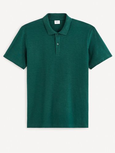 Celio Feflame Polo Shirt Green - Celio - Modalova