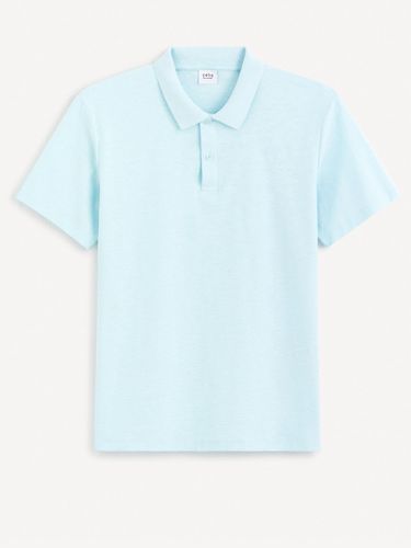 Celio Feflame Polo Shirt Blue - Celio - Modalova