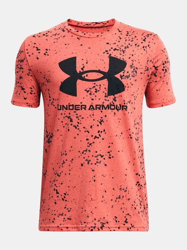 UA Sportstyle Logo Aop SS Kids T-shirt - Under Armour - Modalova