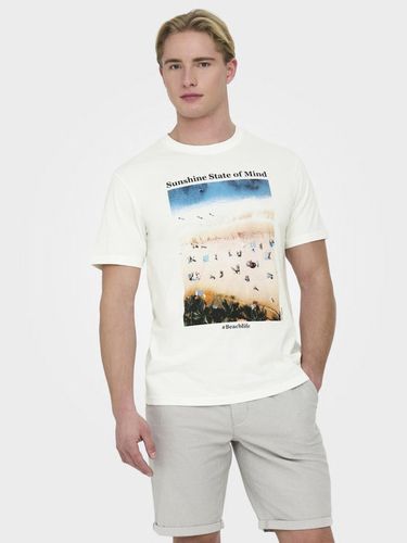 ONLY & SONS Kolton T-shirt White - ONLY & SONS - Modalova