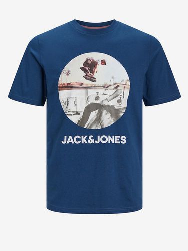Jack & Jones Navin T-shirt Blue - Jack & Jones - Modalova