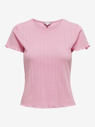 ONLY Carlotta T-shirt Pink - ONLY - Modalova