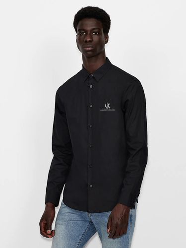 Armani Exchange Shirt Black - Armani Exchange - Modalova