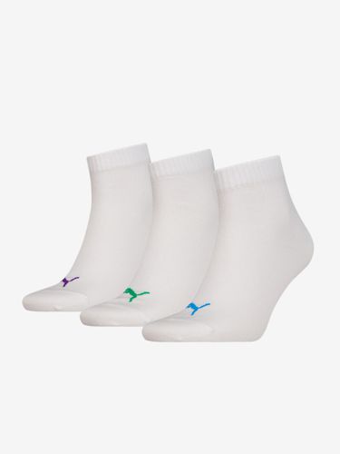 Quarter Plain Set of 3 pairs of socks - Puma - Modalova