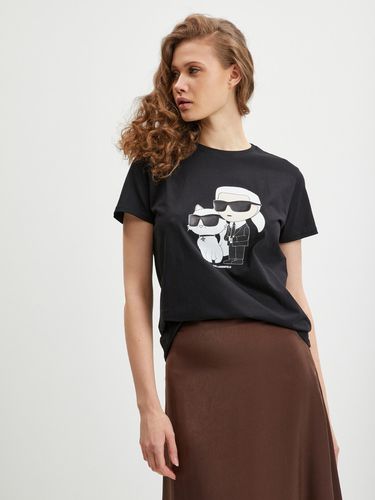 Karl Lagerfeld Ikonik T-shirt Black - Karl Lagerfeld - Modalova