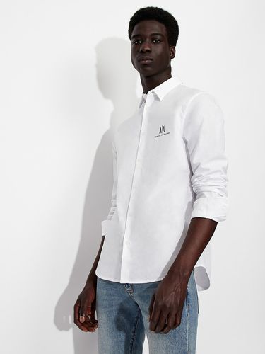 Armani Exchange Shirt White - Armani Exchange - Modalova