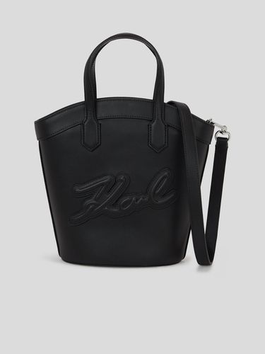 Signature Tulip Handbag - Karl Lagerfeld - Modalova