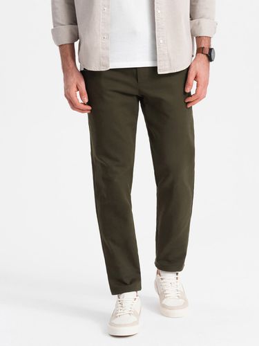 Ombre Clothing Chino Trousers Green - Ombre Clothing - Modalova