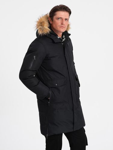 Ombre Clothing Alaskan Jacket Black - Ombre Clothing - Modalova