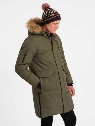 Ombre Clothing Alaskan Jacket Green - Ombre Clothing - Modalova