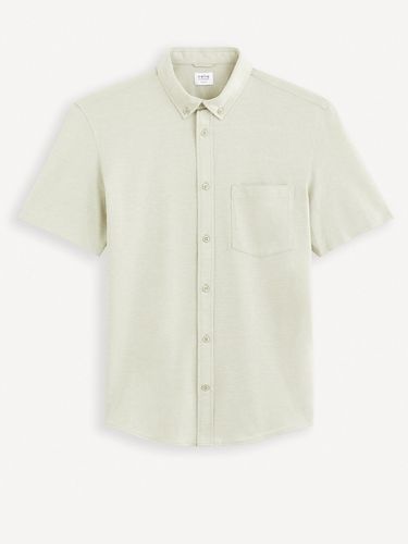 Celio Barik Shirt Green - Celio - Modalova