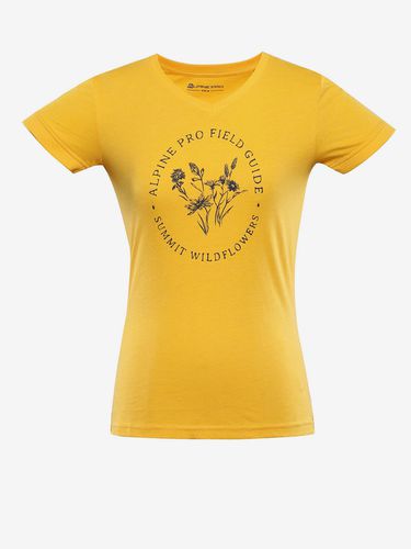 ALPINE PRO Nega T-shirt Yellow - ALPINE PRO - Modalova
