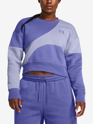 Essential Fleece Crop Crew Sweatshirt - Under Armour - Modalova
