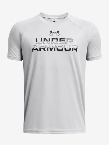 UA Tech Split Wordmark SS Kids T-shirt - Under Armour - Modalova
