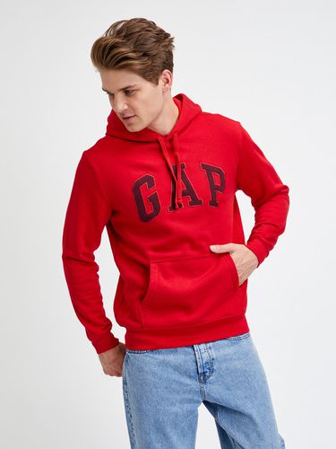 GAP Hoodie Logo Sweatshirt Red - GAP - Modalova