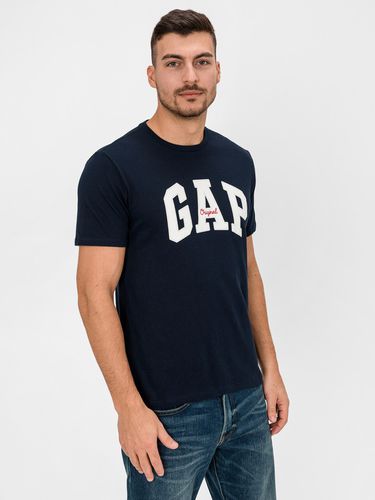 GAP Logo T-shirt Blue - GAP - Modalova