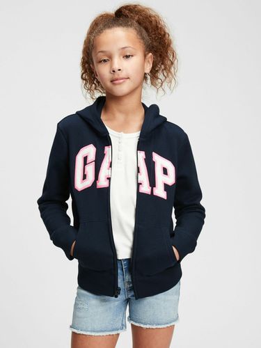 GAP Logo zip hoodie Sweatshirt Blue - GAP - Modalova