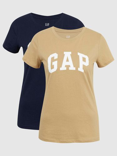 GAP Logo T-shirt 2 pcs Beige - GAP - Modalova