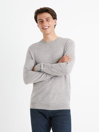 Celio Semerirond Sweater Grey - Celio - Modalova
