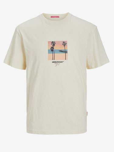 Jack & Jones Aruba T-shirt Beige - Jack & Jones - Modalova